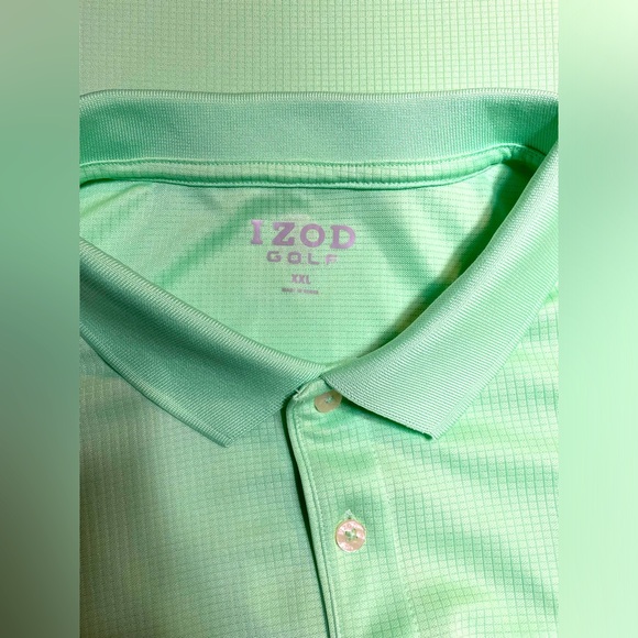 IZOD Golf Men’s Polo in Mint Green Size XXL - Picture 4 of 4